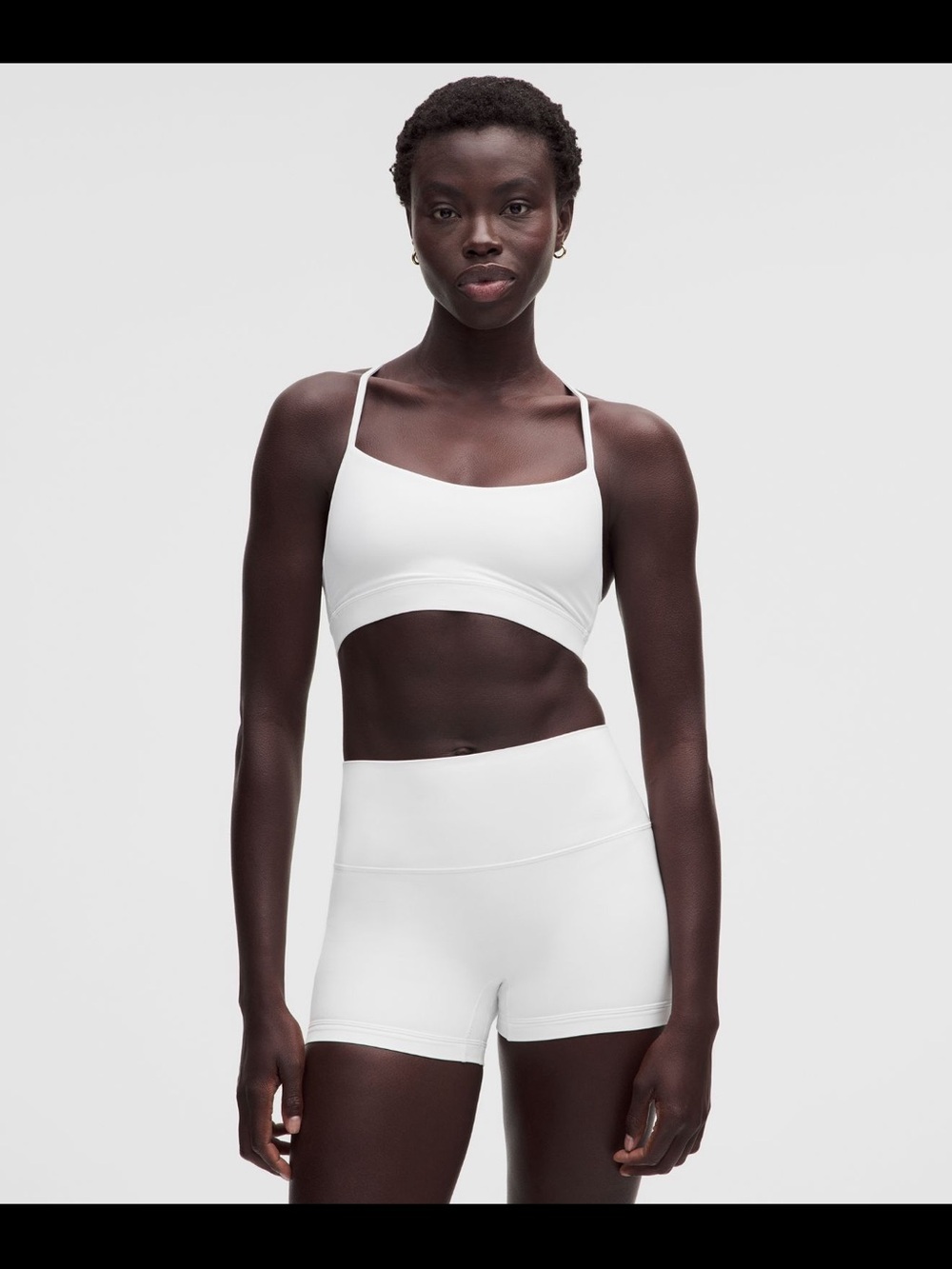 Lululemon Flow Y Bra Nulu in White A-C Cup